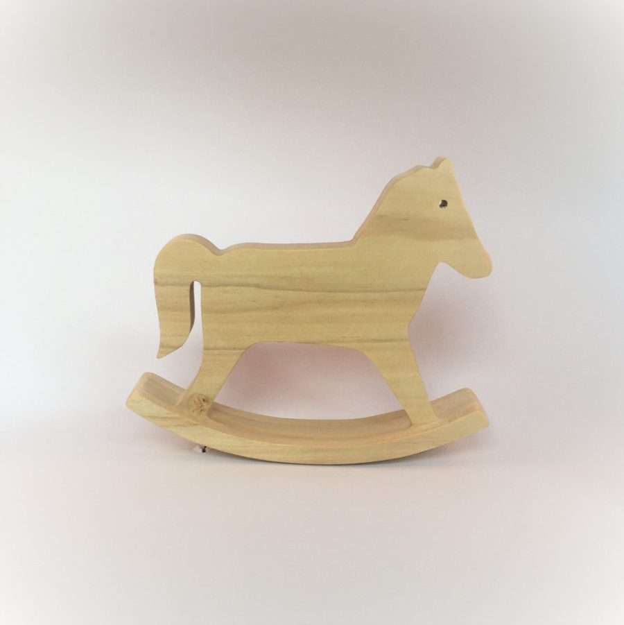 Houten hobbelpaard, uniek persoonlijk cadeau!