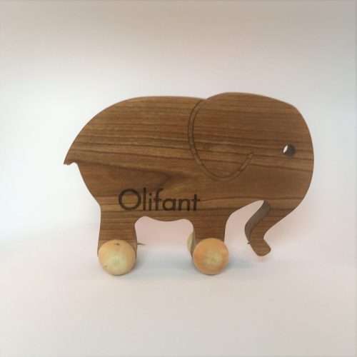 Rollende olifant, uniek persoonlijk cadeau!