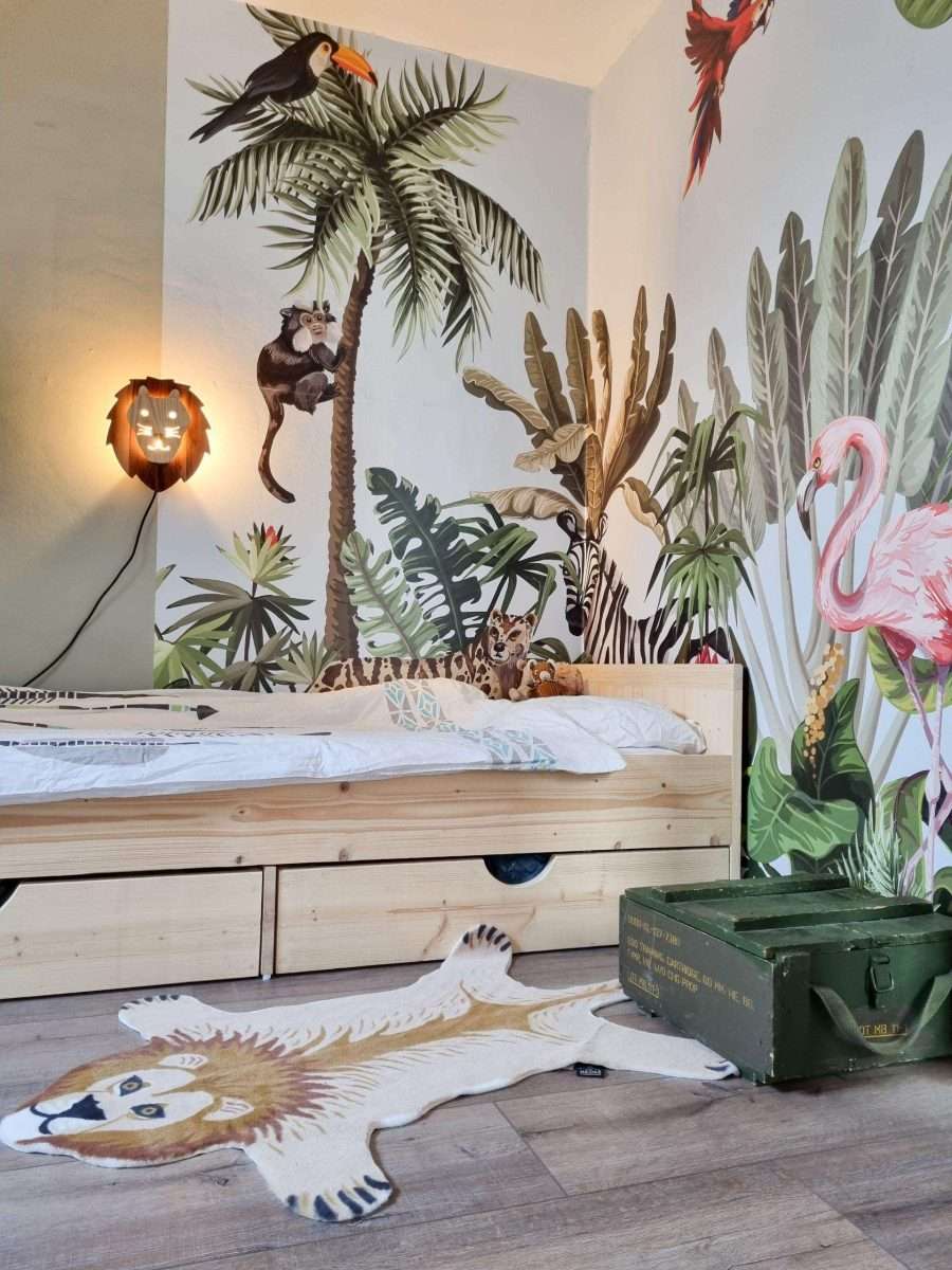 Wandlamp jungle kamer